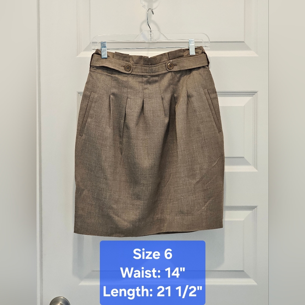 BCBG Max Azria Paper Bag Waist Skirt, GUC, Size 6